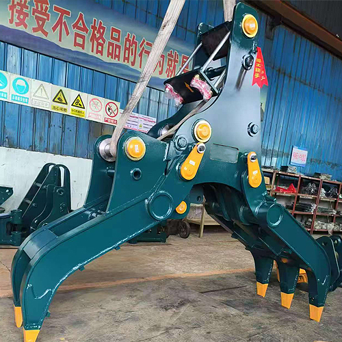 Excavator grable machine