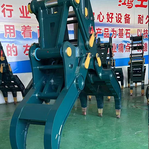 Excavator grable machine