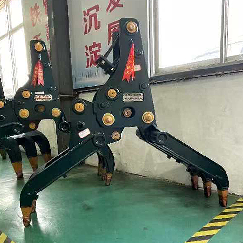Excavator grable machine