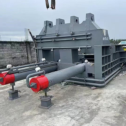 Scrap metal press machine